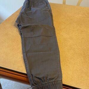 Hollister Men's Charcoal Cargo Pants